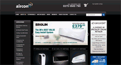 Desktop Screenshot of aircon247.com