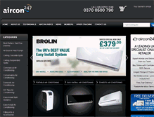 Tablet Screenshot of aircon247.com